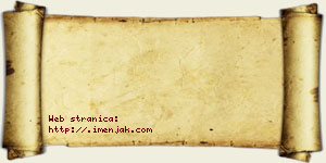 Mina Besjedić vizit kartica